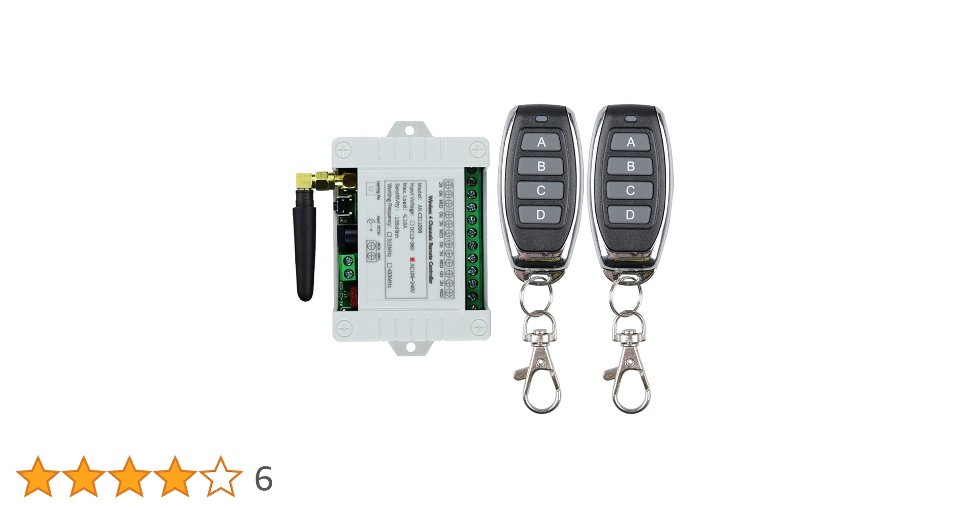 Amazon.co.jp: AC 110V 315Mhz ワイヤレスリモートコントロール